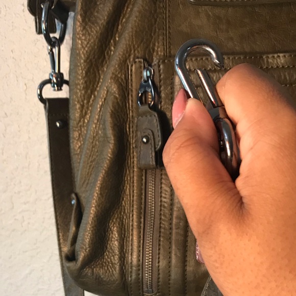 Olive Green“The Sak”Hobo COW LEATHER Bag - Picture 3 of 10